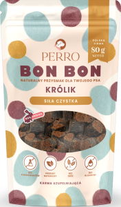 Perro Bon Bon Królik Przysmaki Funkcyjne Siła Czystka 80g