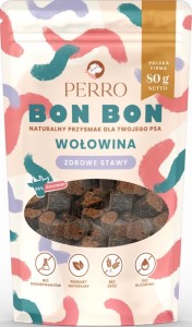 Perro Bon Bon Przysmaki Funkcyjne Na Zdrowe Stawy Wołowina 80g