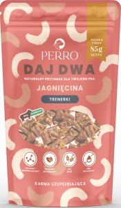 Perro Daj Dwa Trenerki Jagnięcina 85g