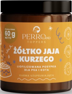 Perro Toppers Żółtko Liofilizowane 60g