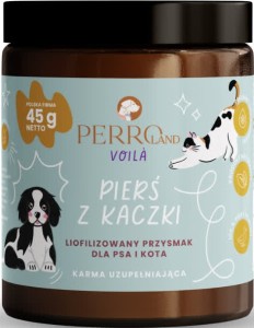 Perro Voila Liofilizowana Pierś z Kaczki 45g