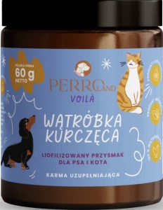 Perro Voila Liofilizowana Wątróbka Kurza 60g