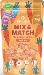Perro Mix&Match Liofilizowana Marchewka 15g