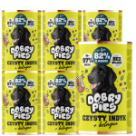 Dobry Pies Mono Indyk Kolagen 6x400g