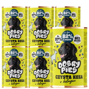 Dobry Pies Mono Koza Kolagen 6x400g
