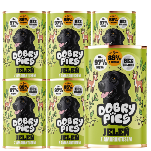 Dobry Pies Jeleń Amarantus 6x400g