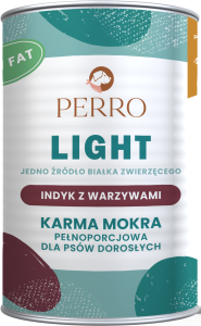 Perro Mokra Light Mono Indyk Warzywa 400g