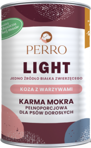 Perro Mokra Light Mono Koza Warzywa 400g