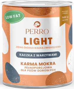 Perro Mokra Light Mono Kaczka Warzywa 800g