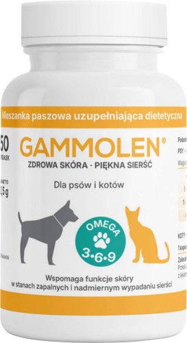 Gammolen Preparat na sierść 150 kapsułek