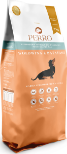 Perro Wołowina Bataty S 3kg