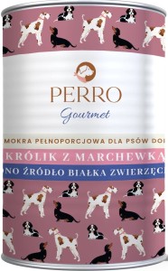Perro  Mokra   Gourmet Królik Marchewka 400g