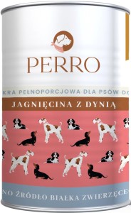 Perro  Mokra Jagnięcina Dynia 400g