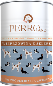 Perro  Mokra Wieprzowina Seler 400g