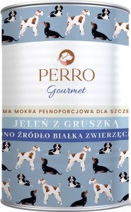 Perro  Mokra   Gourmet  Junior Jeleń Gruszka 400g