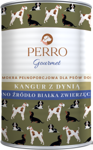 Perro  Mokra   Gourmet Kangur Dynia 400g