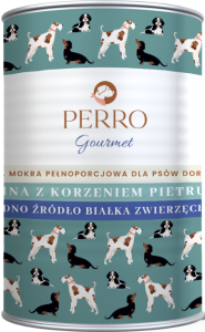 Perro Mokra Gourmet Konina Pietruszka 400g