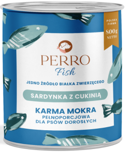 Perro  Mokra   Mono Sardynka Cukinia 800g