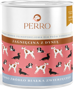 Perro  Mokra Jagnięcina Dynia 800g