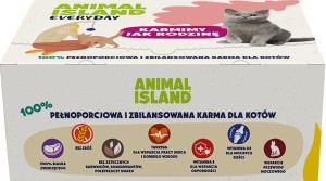 Animal Island mokra karma Cat Wołowina/Kurczak/Indyk/Biała Ryba 80x85g