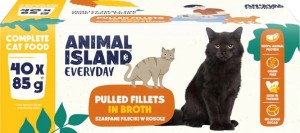 Animal Island Everyday Cat Kurczak Jagnięcina/Cielęcina Przepiórka 40x85g