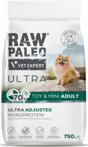 VetExpert Raw Paleo Ultra DUCK Mini&Toy Adult 750g