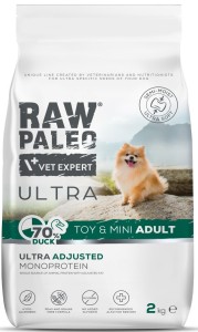 VetExpert Raw Paleo Ultra DUCK Mini&Toy Adult 2kg