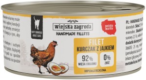 Wiejska Zagroda Kot Handmade Kurczak Jajko 70g
