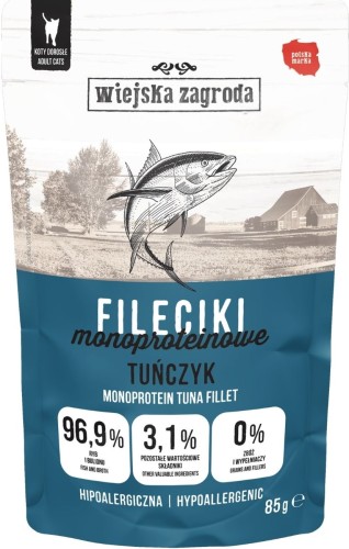 Wiejska Zagroda Kot F Tuńczyk 85g