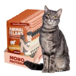 Animal Island Monoprotein mokra karma Cat Jagnięcina 10x100g