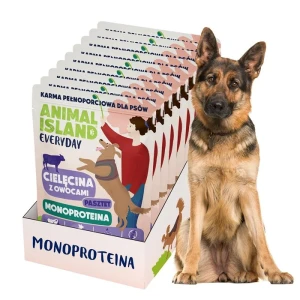 Animal Island Everyday Monoproteina mokra karma Dog Cielęcina 9x300g