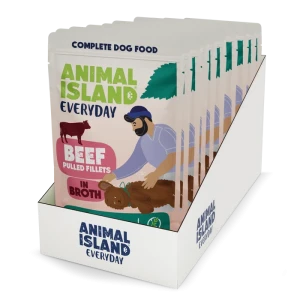 Animal Island Everyday karma mokra Dog Wołowina 10x150g