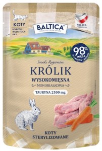 Baltica Kot Saszetka Królik 100g