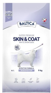 Baltica Breeding Expert Skin Coat White Dog M/L 9kg