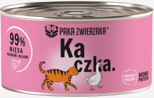 Paka Zwierzaka Mokra Kot Kaczka 200g