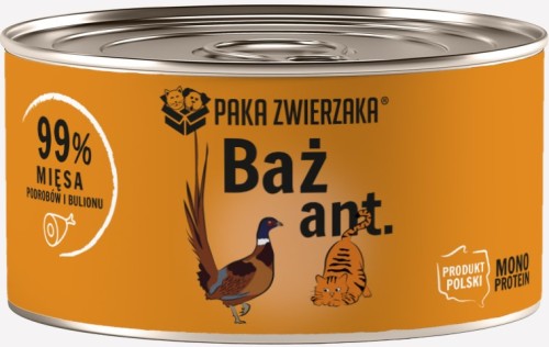 Paka Zwierzaka Mokra Kot Bażant 200g