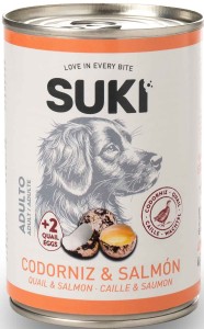 SUKI Mokra Łosoś Jajka przepiórcze 400g