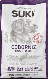 SUKI Półmokra Przepiórka Łosoś 3kg