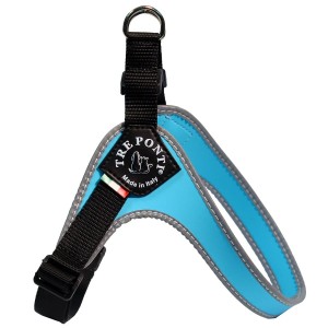 TRE PONTI Szelki regulowane pod brzuchem 4 niebieskie